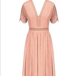 Maxi Floral Lace Dress